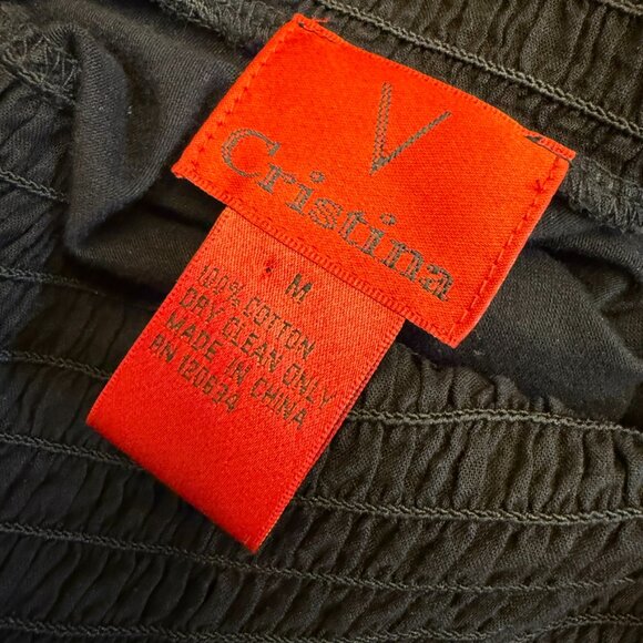 V Cristina Summer Cotton Maxi Sleeveless Deep V&Back Neckline Cotton Crochet - Picture 2 of 6